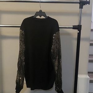 Black turturled neck